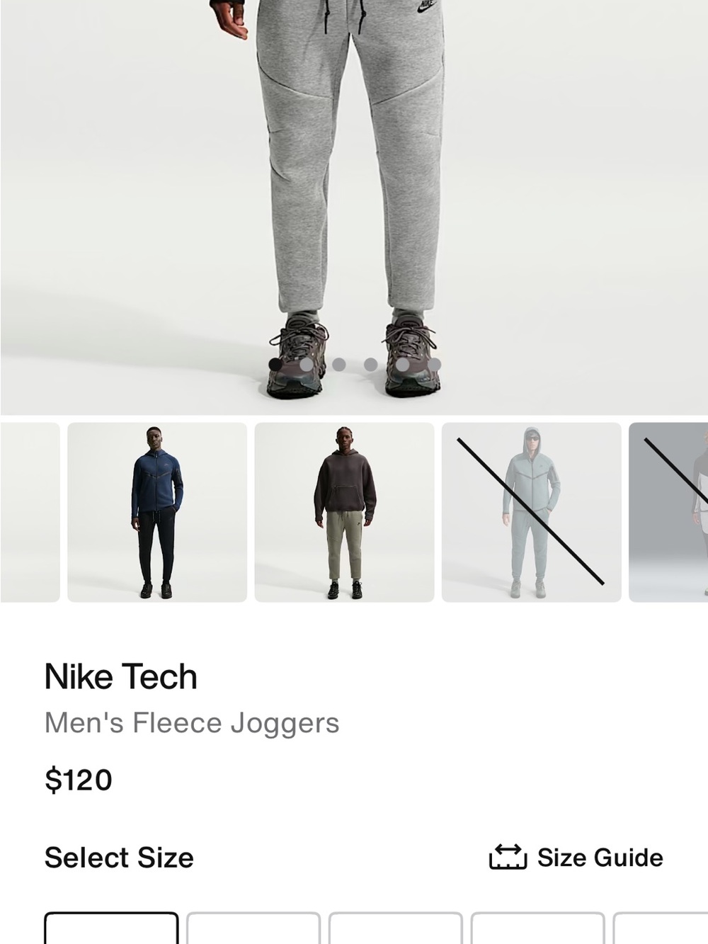 Men’s Nike tech fleece joggers
